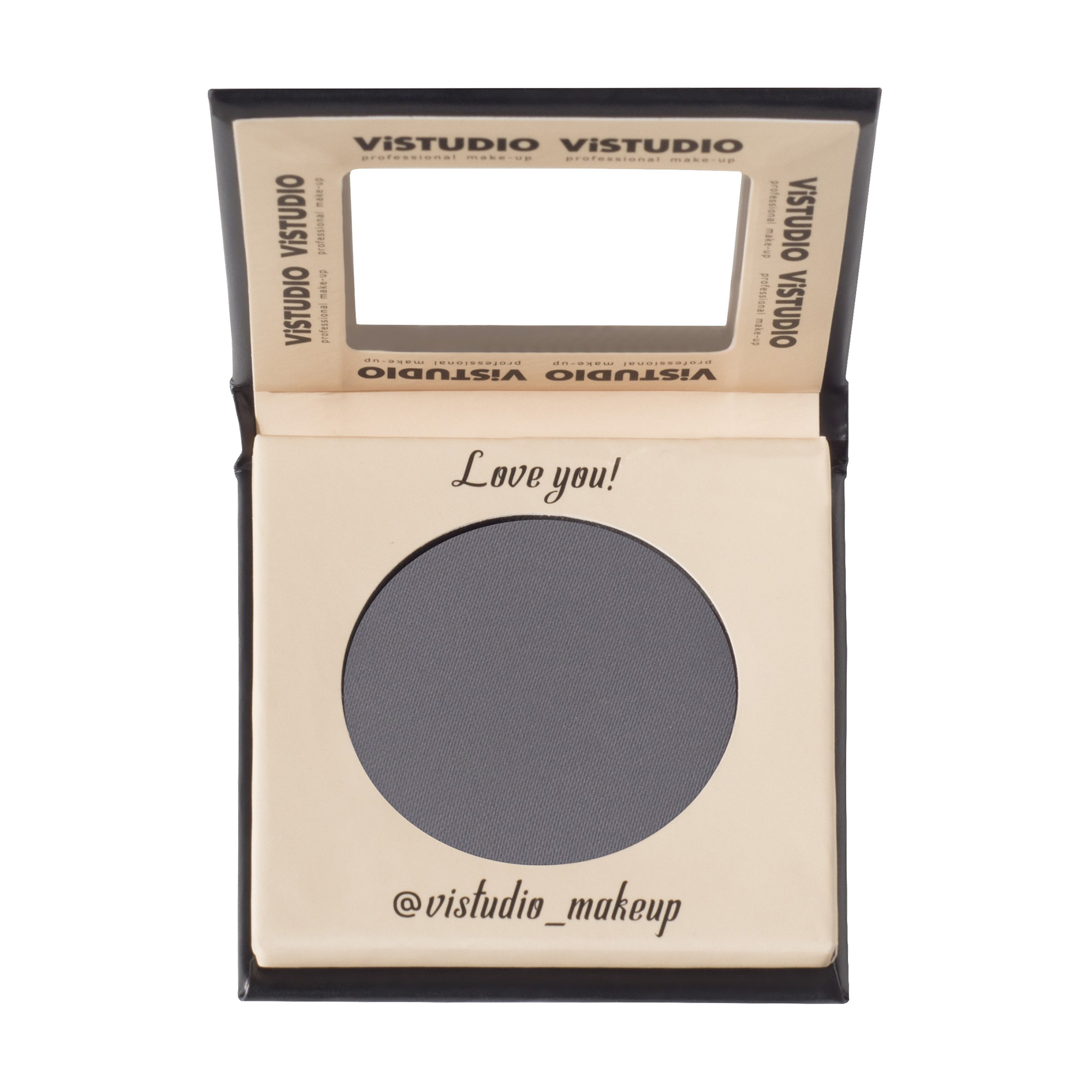 Компактні тіні для повік ViSTUDIO Compact Eyeshadow Gray, 6 г
